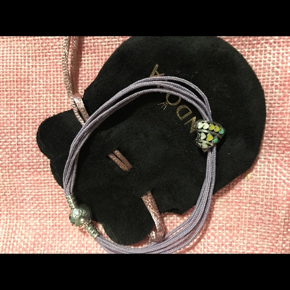 Authentic Retired pandora charm bracelet w charm - Picture 5 of 7